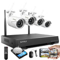 Home Security Camera System Wireless Maysly 8CH 1080P Surveillance NVR Kits with 4pcs 2.0MP Cameras Outdoor Indoor with 65ft Night Vision