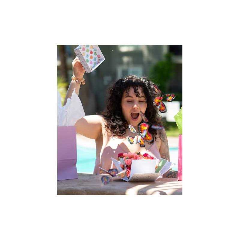 Send A Cake Explosion Box Gift With Flying Butterfly Surprise