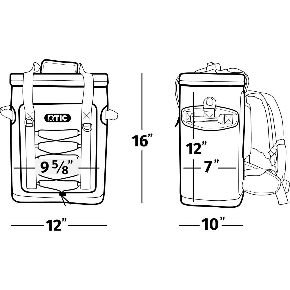 RTIC 20 Can Backpack Cooler