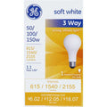 GE 3-Way – Incandescent light bulb – shape: A21 – E26 – 50 W – soft white light – 2800 K