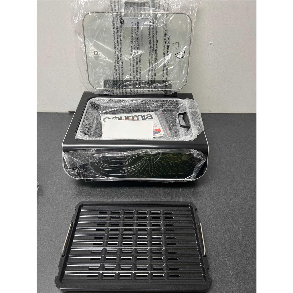 Gourmia 5-in-1 FoodStation Smokeless Grill & Air Fryer with Smoke-Extracting Technology