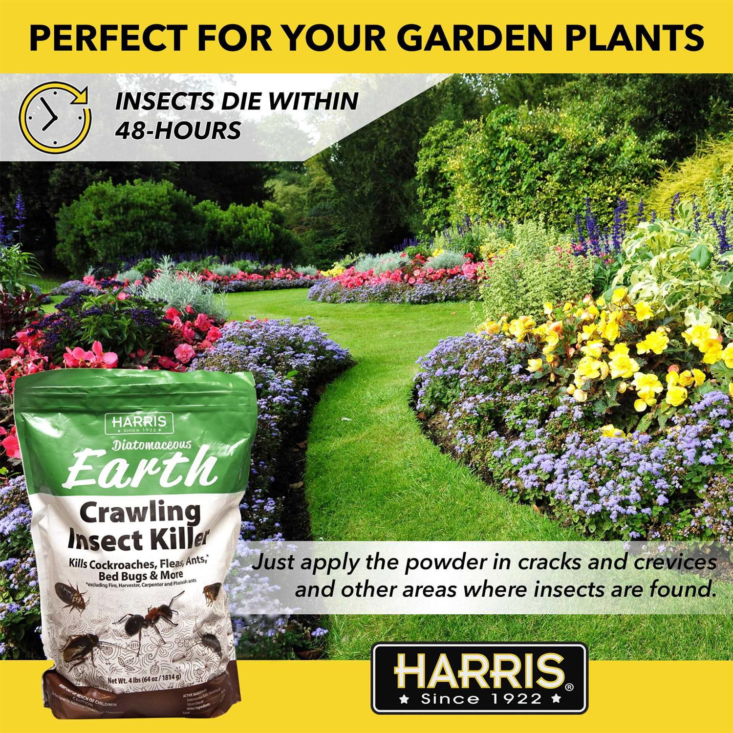 Harris Diatomaceous Earth Crawling Insect Killer