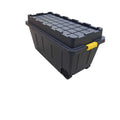 Commander 64-Gallon Black Tote with Latching Lid 1021710
