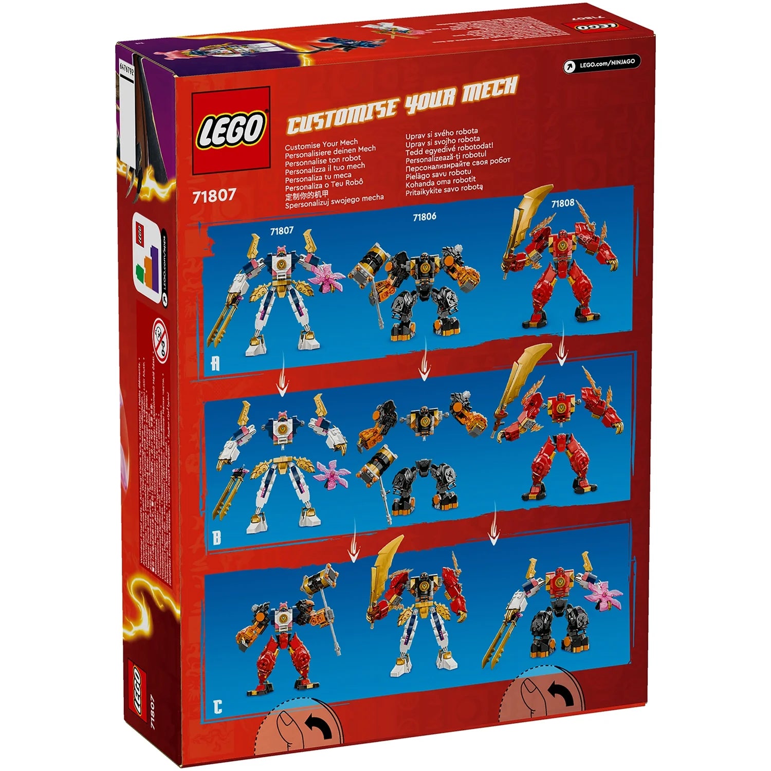 LEGO NINJAGO Sora’s Elemental Tech Mech Action Figure 71807