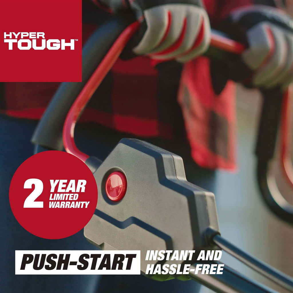 Hyper Tough 40V 18-inch Battery Powered Brushless Push Mower Kit