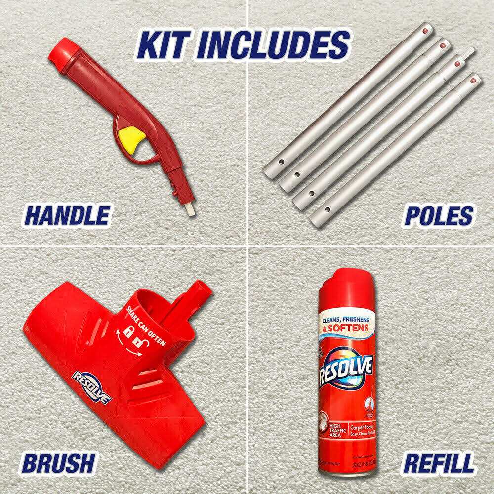 Resolve Pet Expert Easy Clean Carpet Cleaner Gadget Foam Spray Refill