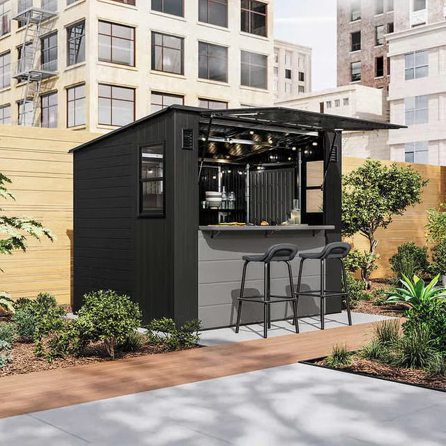 Suncast 8’x7’ Cabana Entertainment Shed