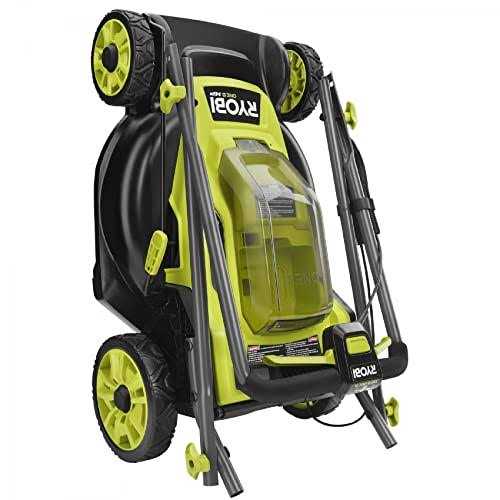 RYOBI 18V ONE+ HP Brushless 16&” Lawn Mower Kit 2 Batteries