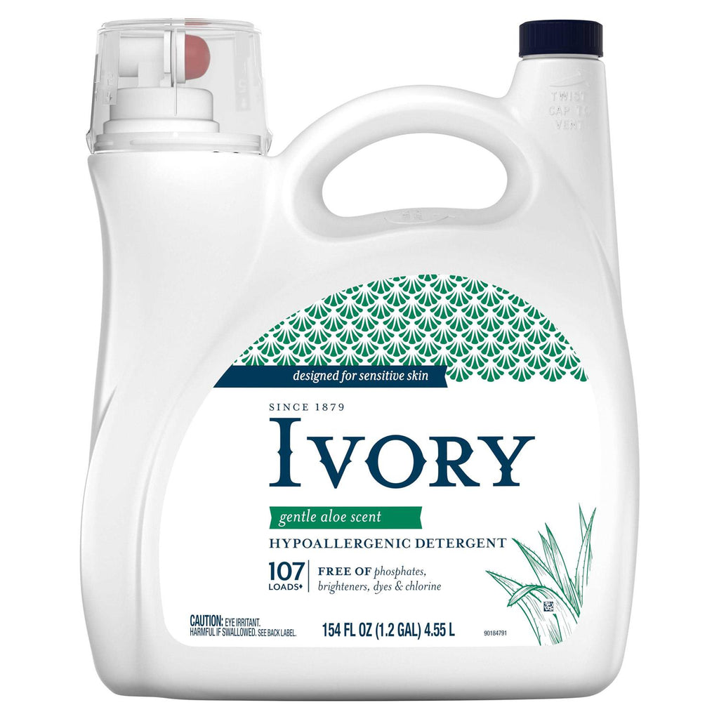 Ivory Gentle Aloe Scent Laundry Detergent Designed for Sensitive Skin