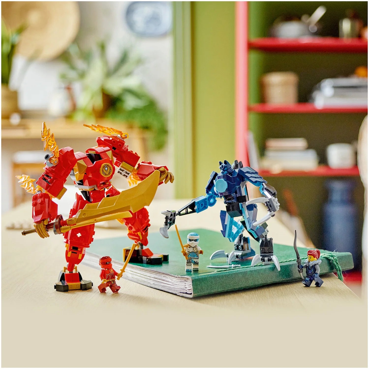 LEGO NINJAGO Kai’s Elemental Fire Mech Ninja Toy Set 71808
