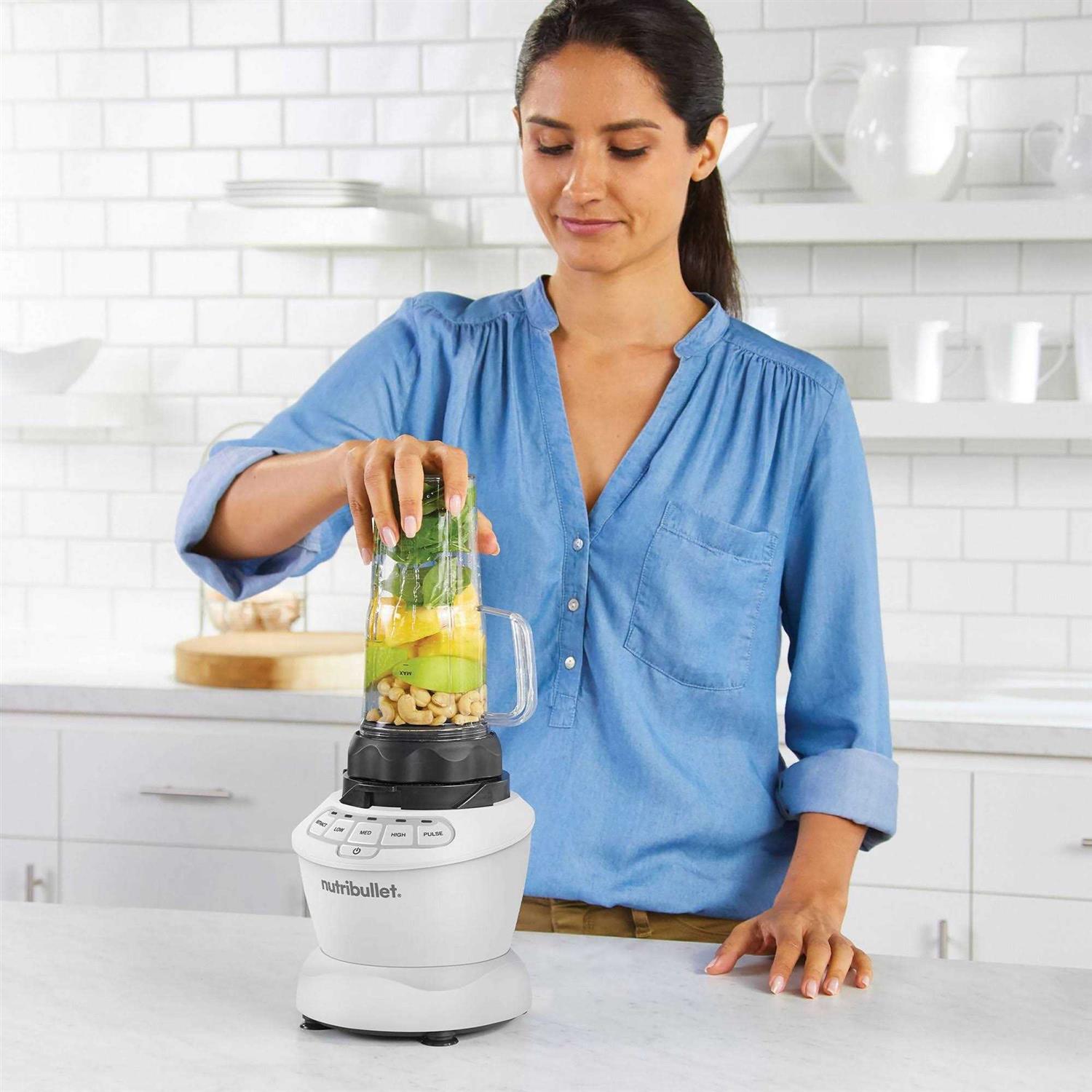 nutribullet Blender Full Size Combo 1200 Watt 640z NBF20500AW