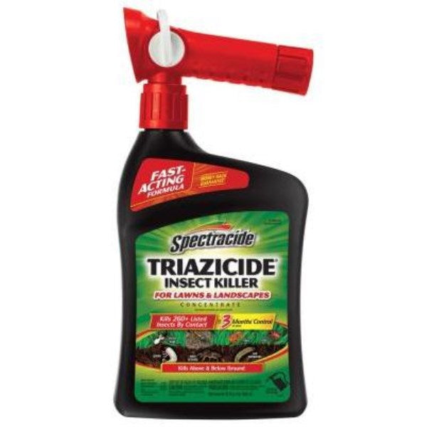Spectracide Triazicide 32 Oz. Ready To Spray Hose End Insect Killer For Lawns & Landscapes
