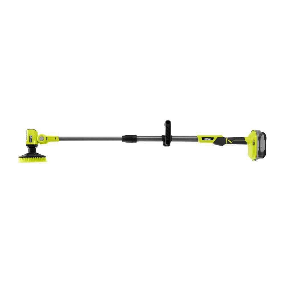 RYOBI 18-Volt ONE+ Cordless Telescoping Power Scrubber P4500