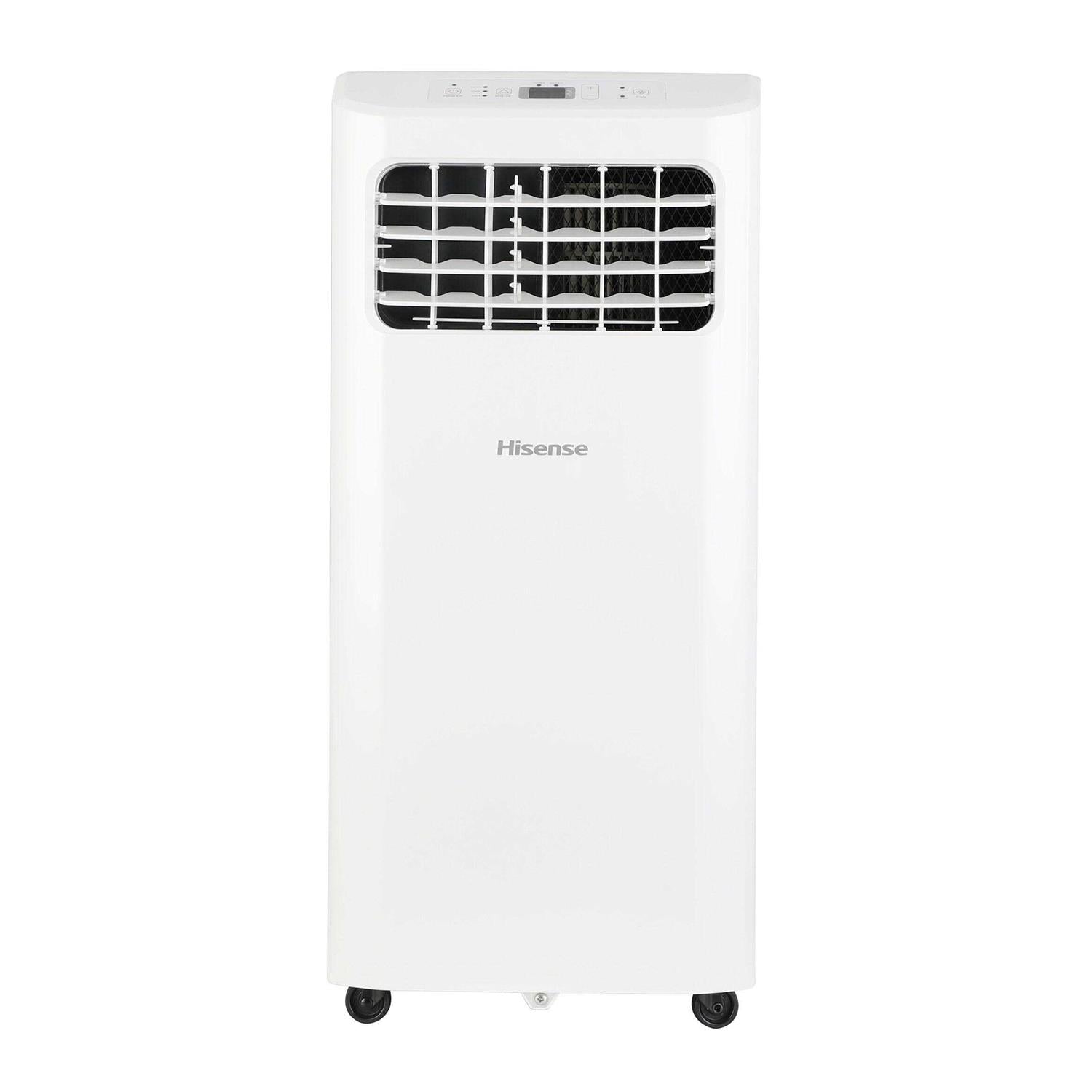 Hisense 5000-BTU DOE White Vented Portable Air Conditioner with Remote Cools 150-sq ft