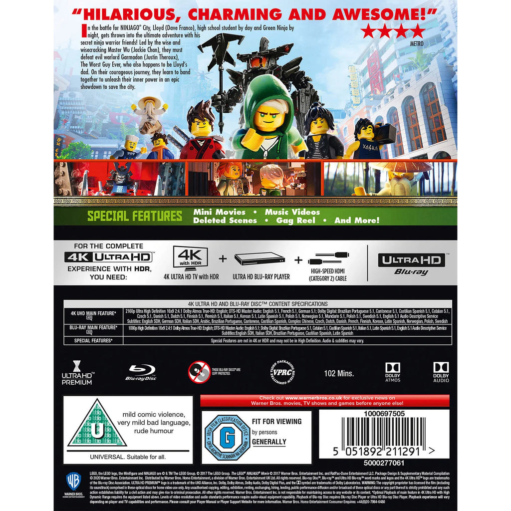The LEGO Ninjago Movie - 4K Ultra HD