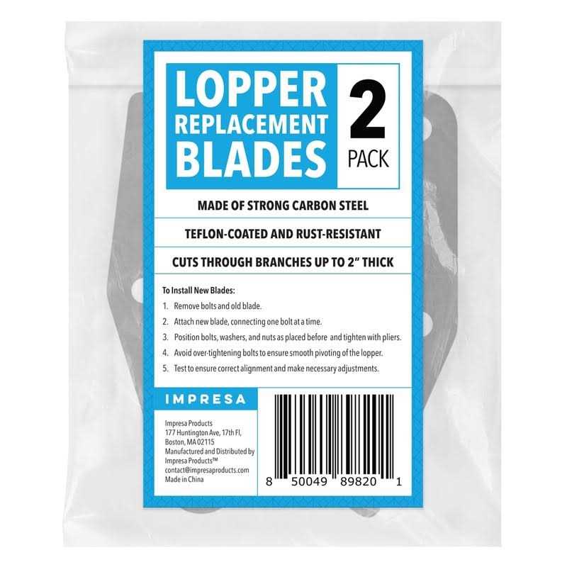 Impresa Steel Blade for Fiskars Replacement PowerGear Bypass Lopper 25 & 31 and for PowerGear 2 Bypass Lopper 27