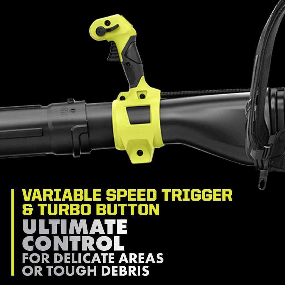 RYOBI 40V HP Brushless Whisper Series 165 MPH 730 CFM Cordless Battery Backpack Blower with 6.0 Ah Batteries and Charger