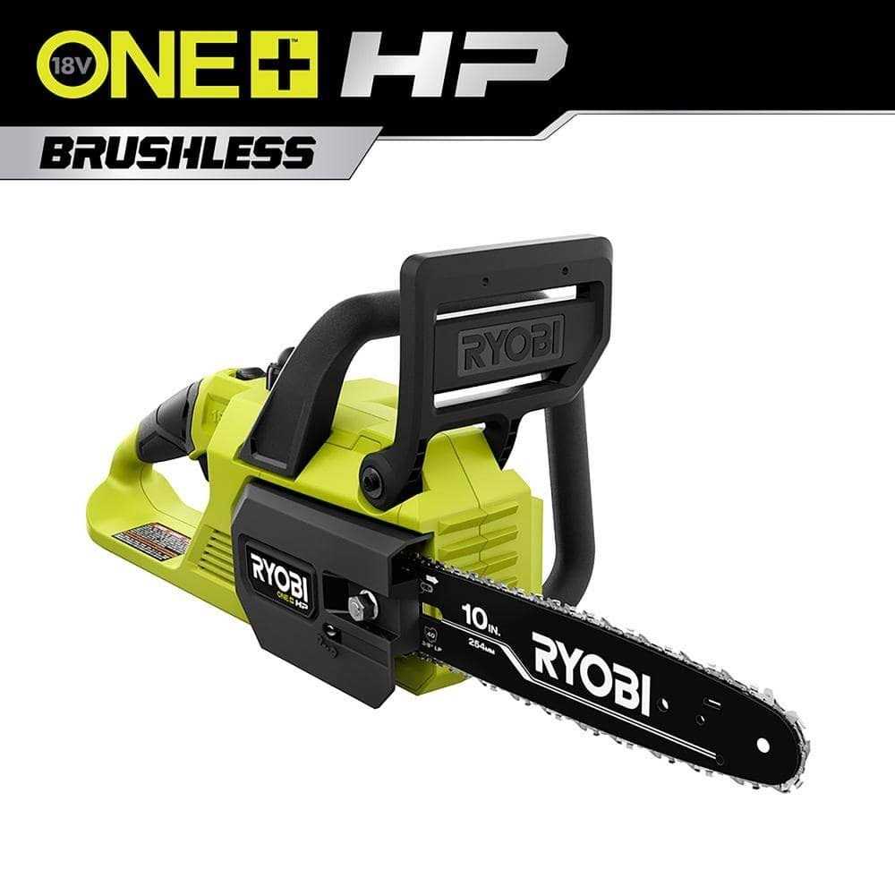 RYOBI ONE+ HP 18V Brushless 10 in. Battery Chainsaw with 4.0