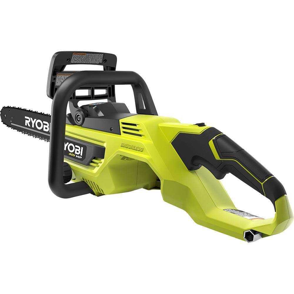 RYOBI 40V HP Brushless Battery Chainsaw w/Extra Chain