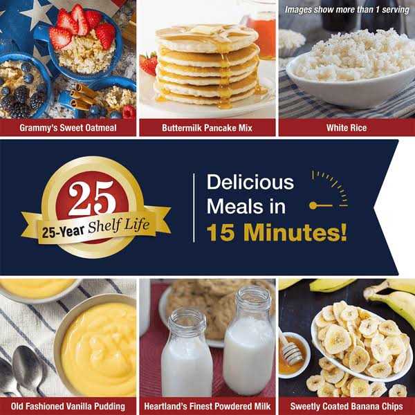 4Patriots 4-Week Emergency Food Supply Survival Kit