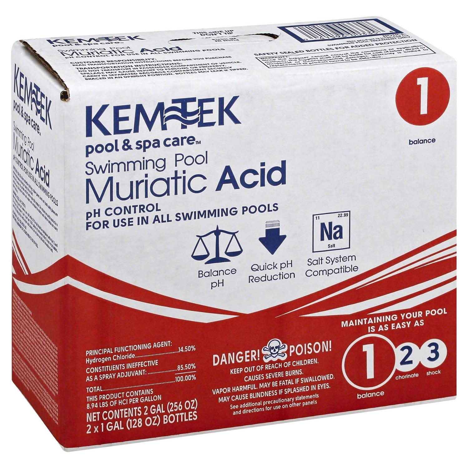 Kem-Tek Pool Muriatic Acid