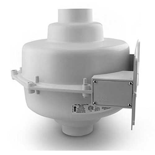 RadonAway GP501 Radon Fan Install kit Two 3×3 White Couplings U-Tube Vacuum Gauge Radon System Labels