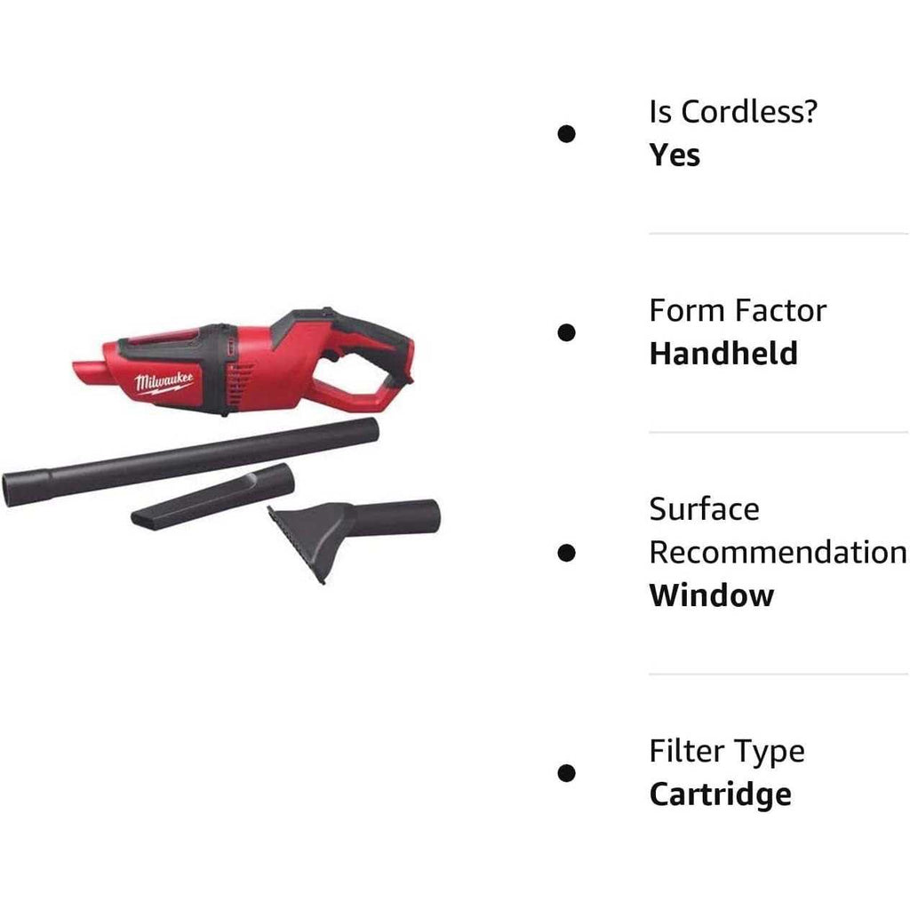 Milwaukee 0850-20 M12 Compact Vacuum