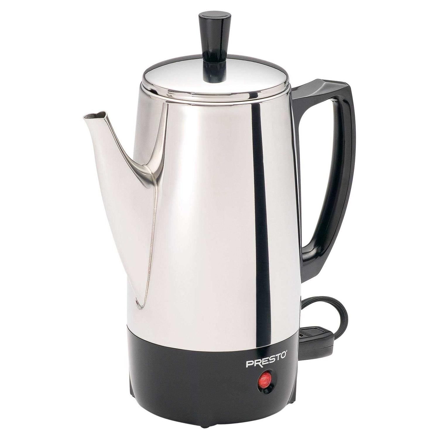 Presto 6-Cup Stainless Steel Coffee 02822