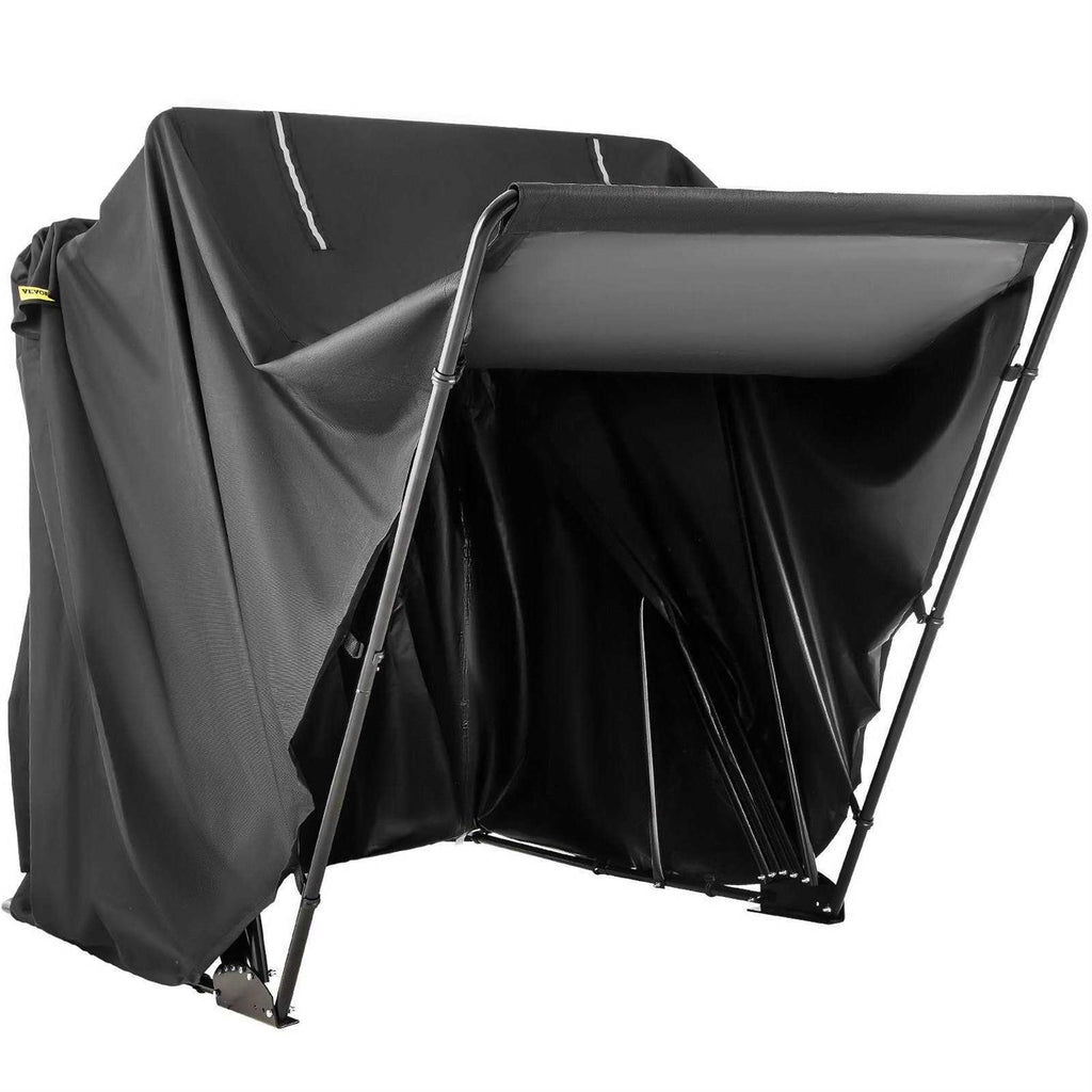 VEVOR Motorcycle Shelter Waterproof Motorcycle Cover Heavy Duty Motorcycle Shelter Shed