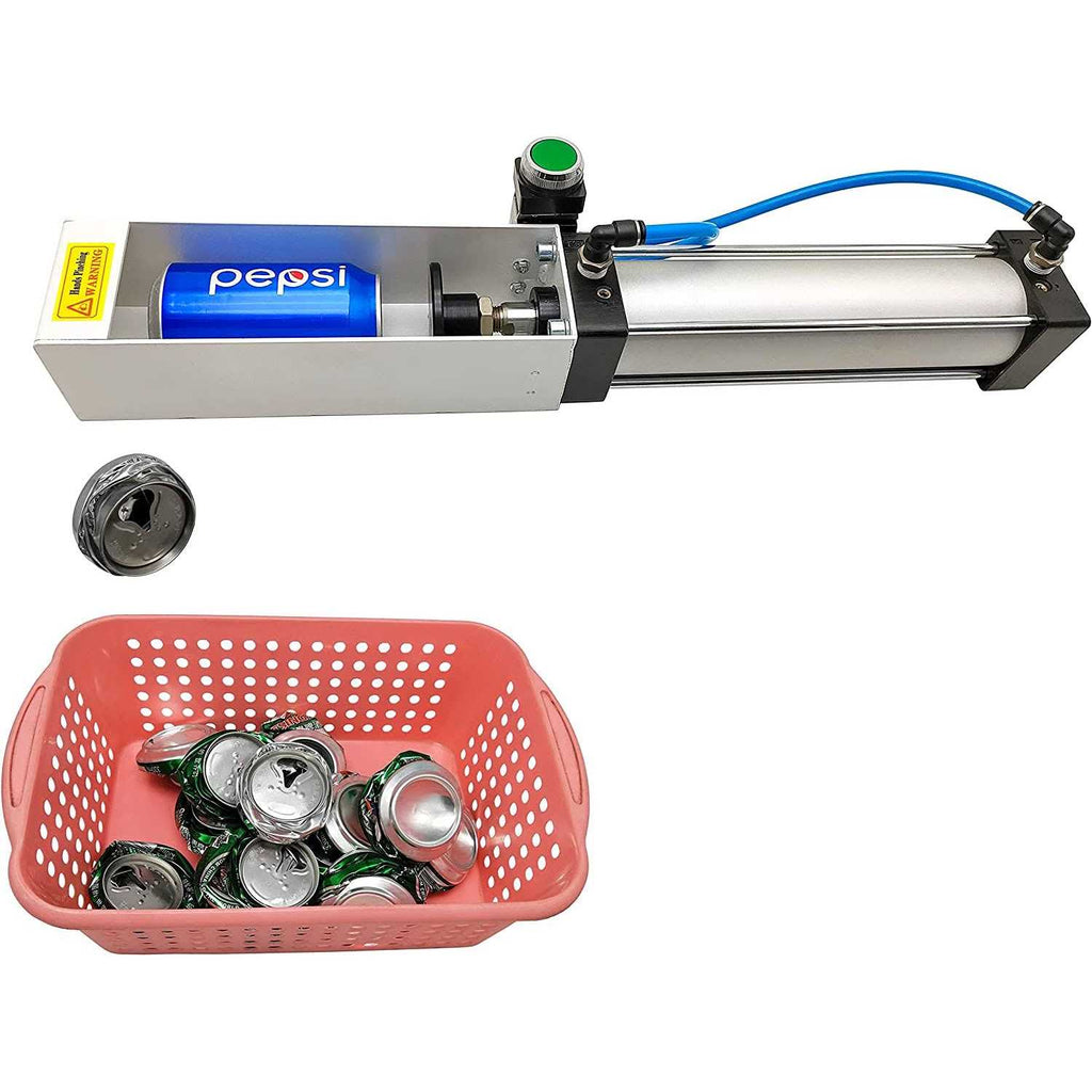 Aluminum Can Crusher Heavy Duty Pneumatic Cylinder Soda Beer Can Crusher