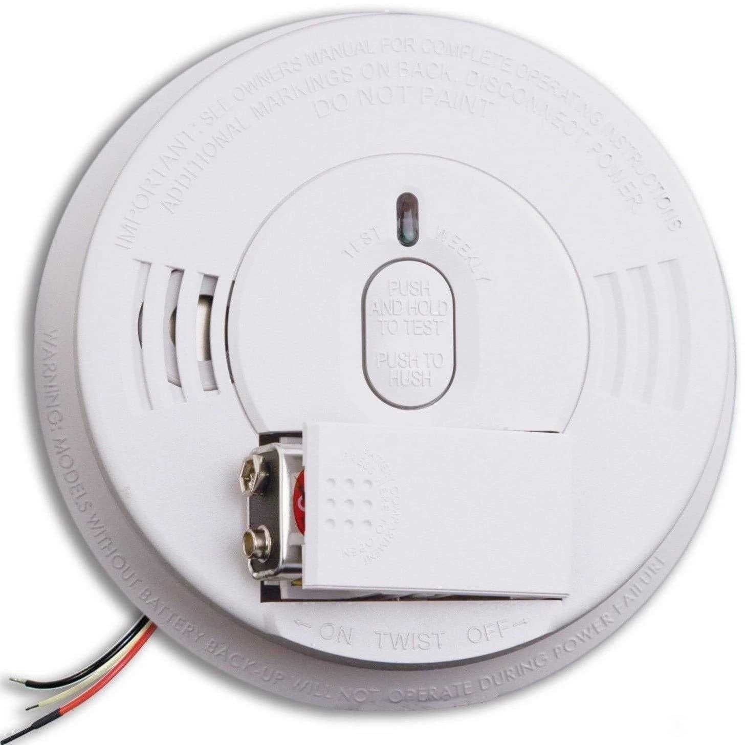 Kidde Smoke Detector Hardwired Smoke Alarm with Battery Backup i12060