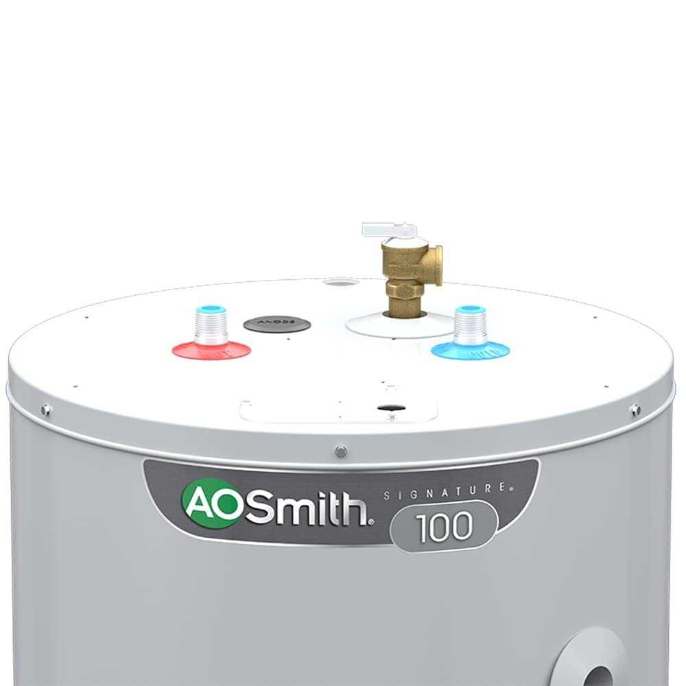 a.o. Smith Signature 100 40-Gallon Short 6-year Limited Warranty 3800-Watt Double Element Electric Water Heater E6-40R38D TTP