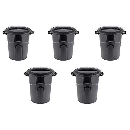 United Solutions 20-Gallon Injection Molded Trash Can