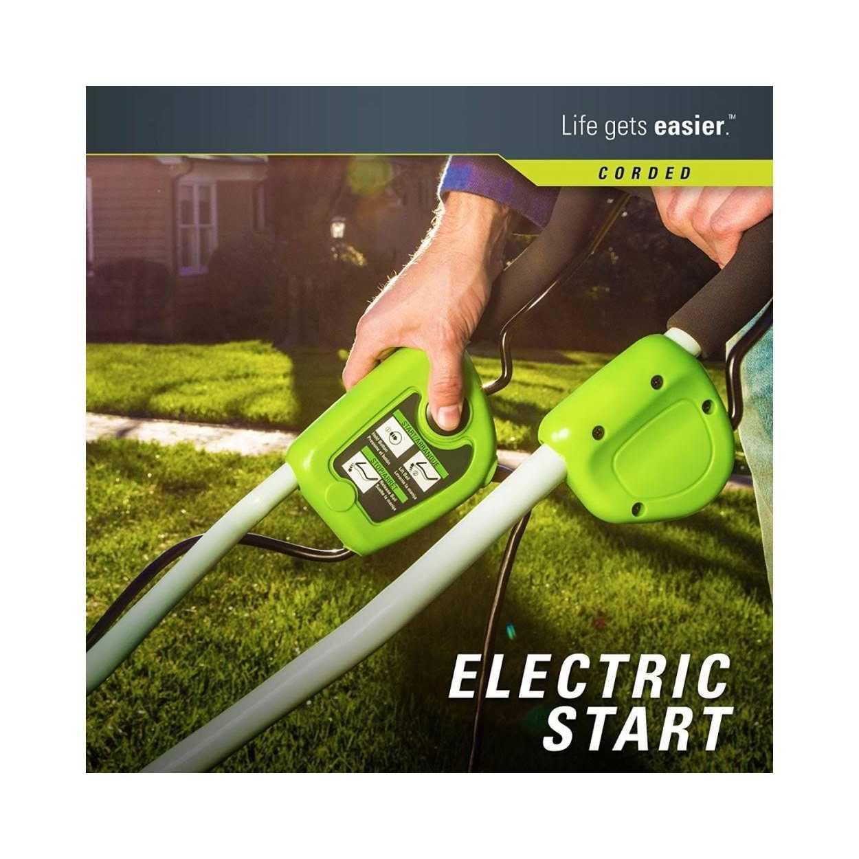 Greenworks 14 in. 10 Amp Corded Electric Dethatcher
