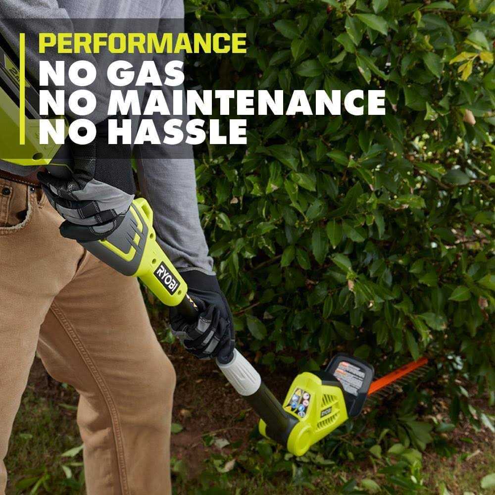 Ryobi RY40603BTL 18 in. 40-Volt Lithium-Ion Cordless Pole Hedge Trimmer