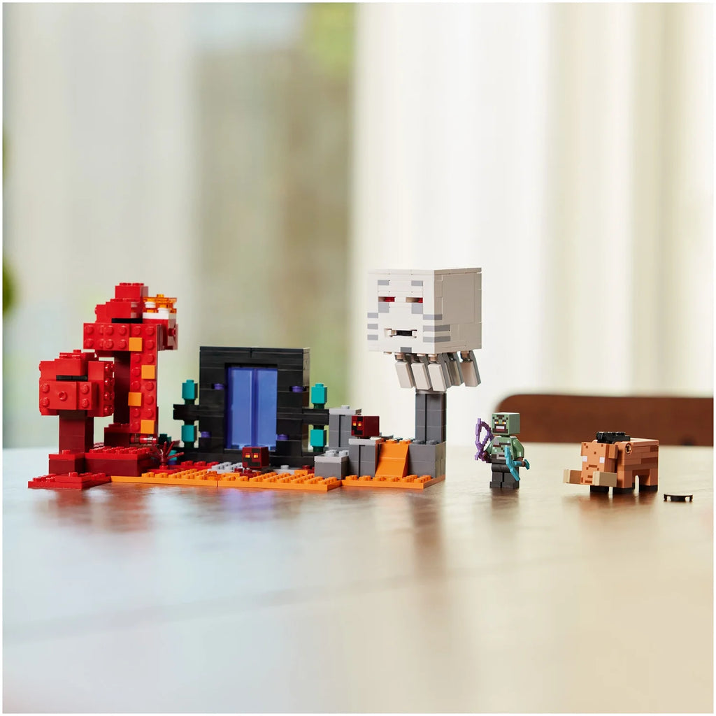 LEGO Minecraft The Nether Portal Ambush Building Toy 21255