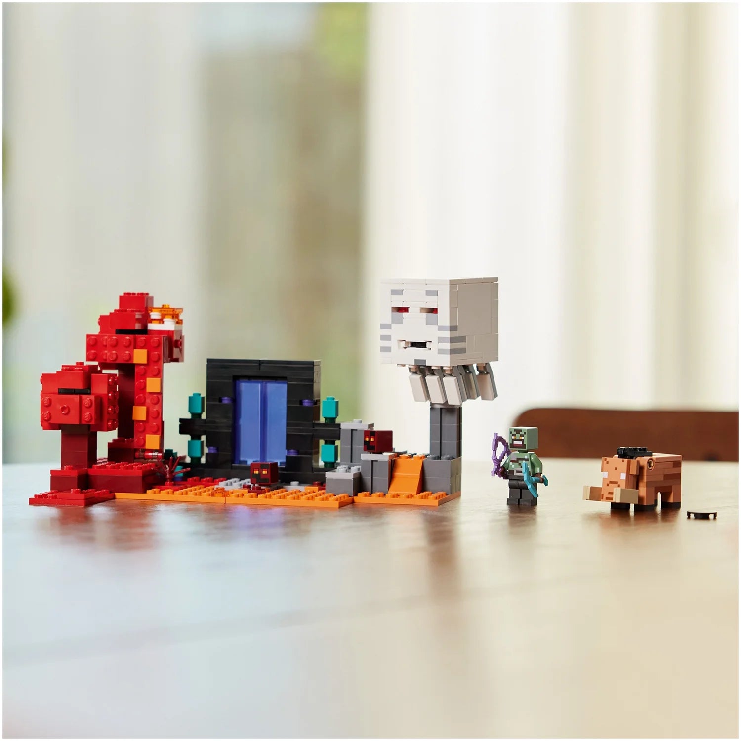 LEGO Minecraft The Nether Portal Ambush Building Toy 21255