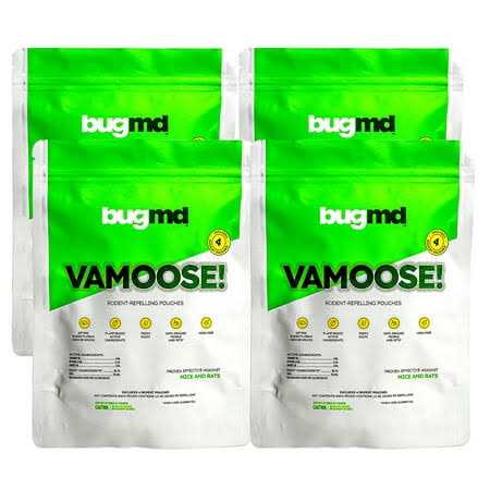 Bugmd Vamoose Rodent Repellent Pouches Rat Mouse Deterrent
