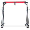 2025 1 Ton Adjustable Gantry Crane, 2200 lbs Capacity, Height Adjustable 96.5"-143.7", Portable Hoist for Factory, Construction, Warehouse, Auto Repair