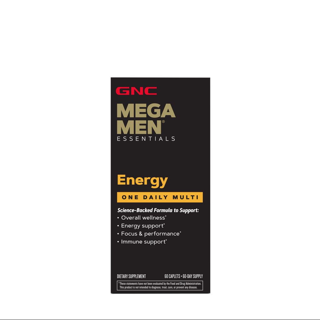GNC Mega Men® Energy One Daily Multi - 60 Caplets (60 Servings)