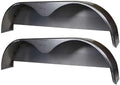 2025 72×10-3/4 Tandem Axle Steel Trailer Fender w/Back Plate Welded In (2-Pack)