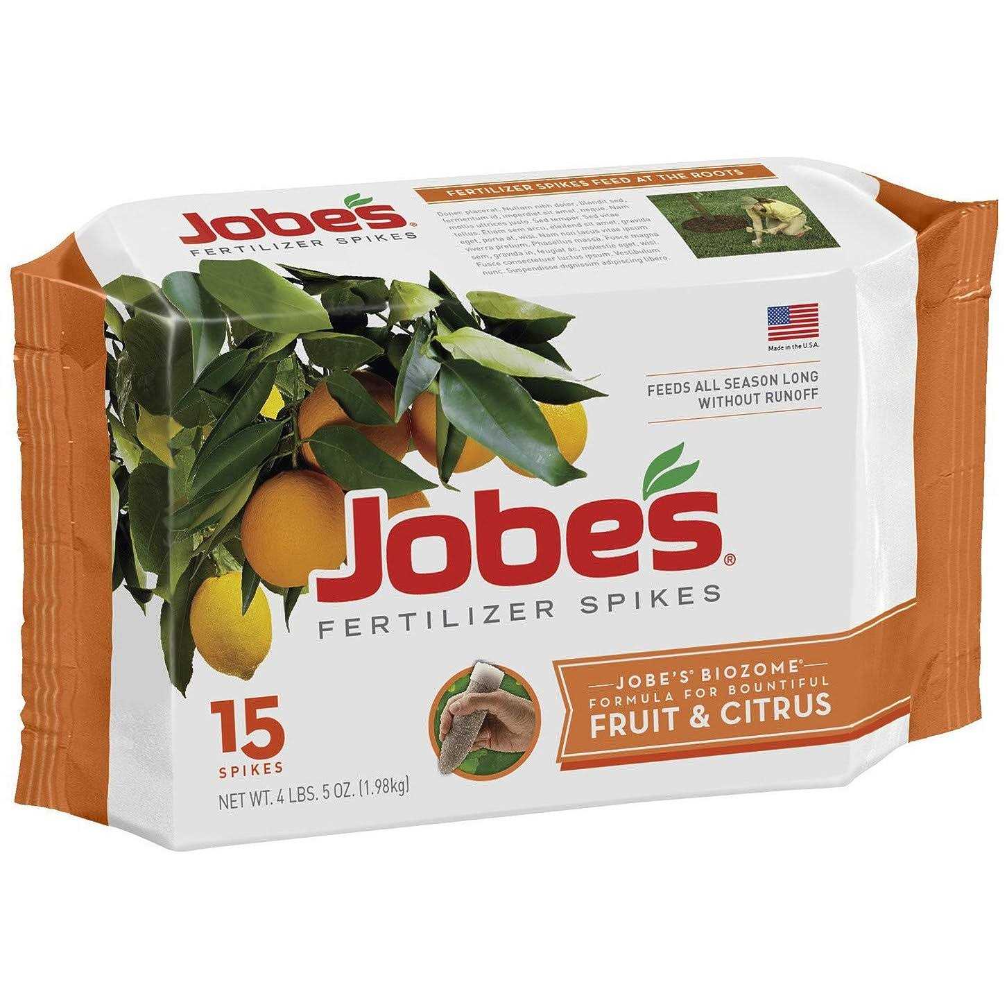 Jobe’s Fertilizer Fruit/Citrus Spikes