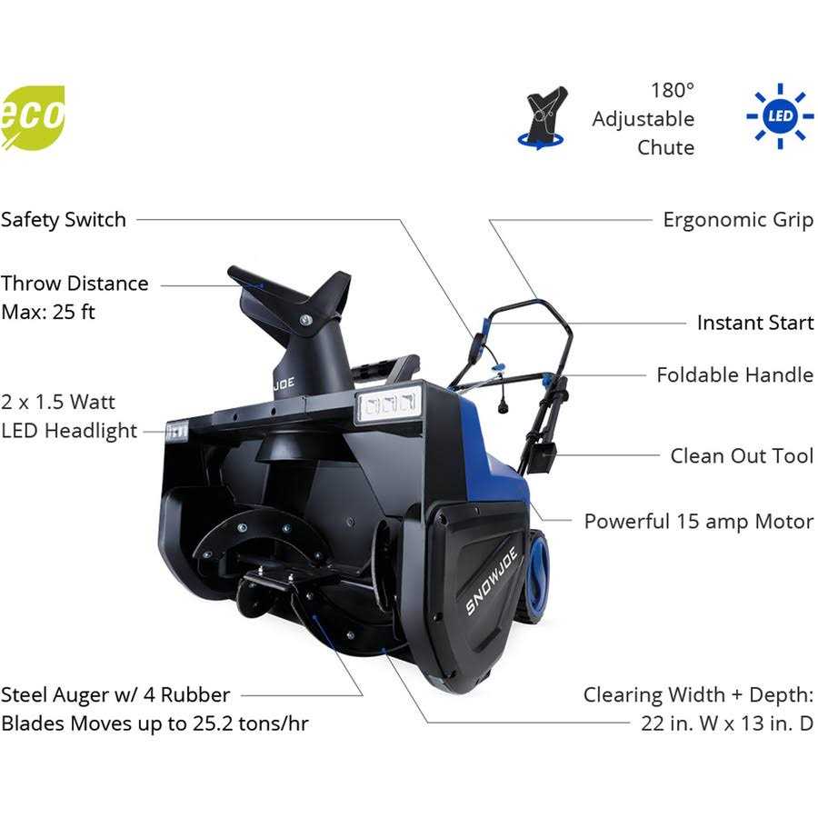 Snow Joe SJ627E Electric Snow Thrower 22-Inch