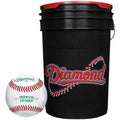 Diamond Black Bucket with BB-OL Baseballs