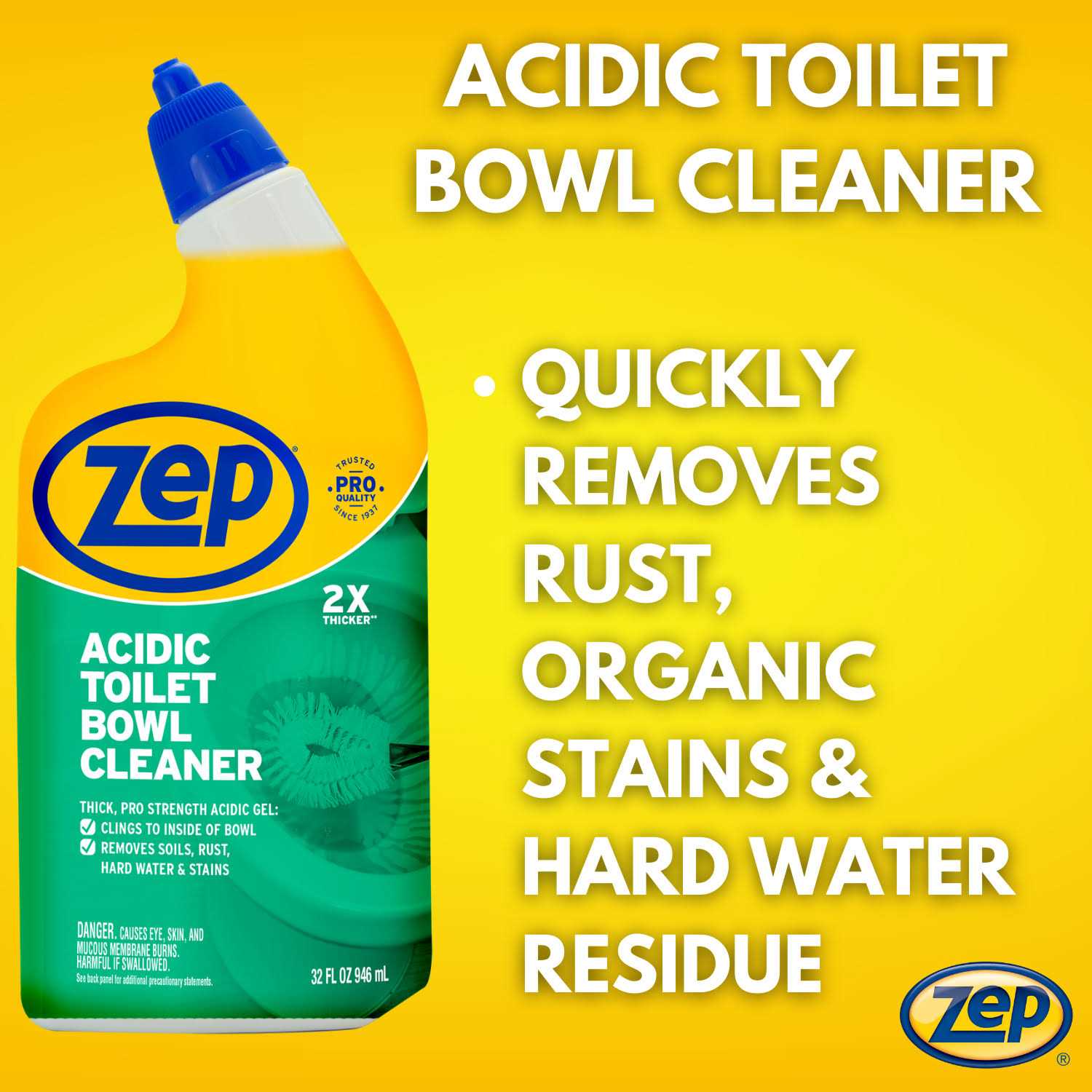 Zep Acidic Toilet Bowl Cleaner