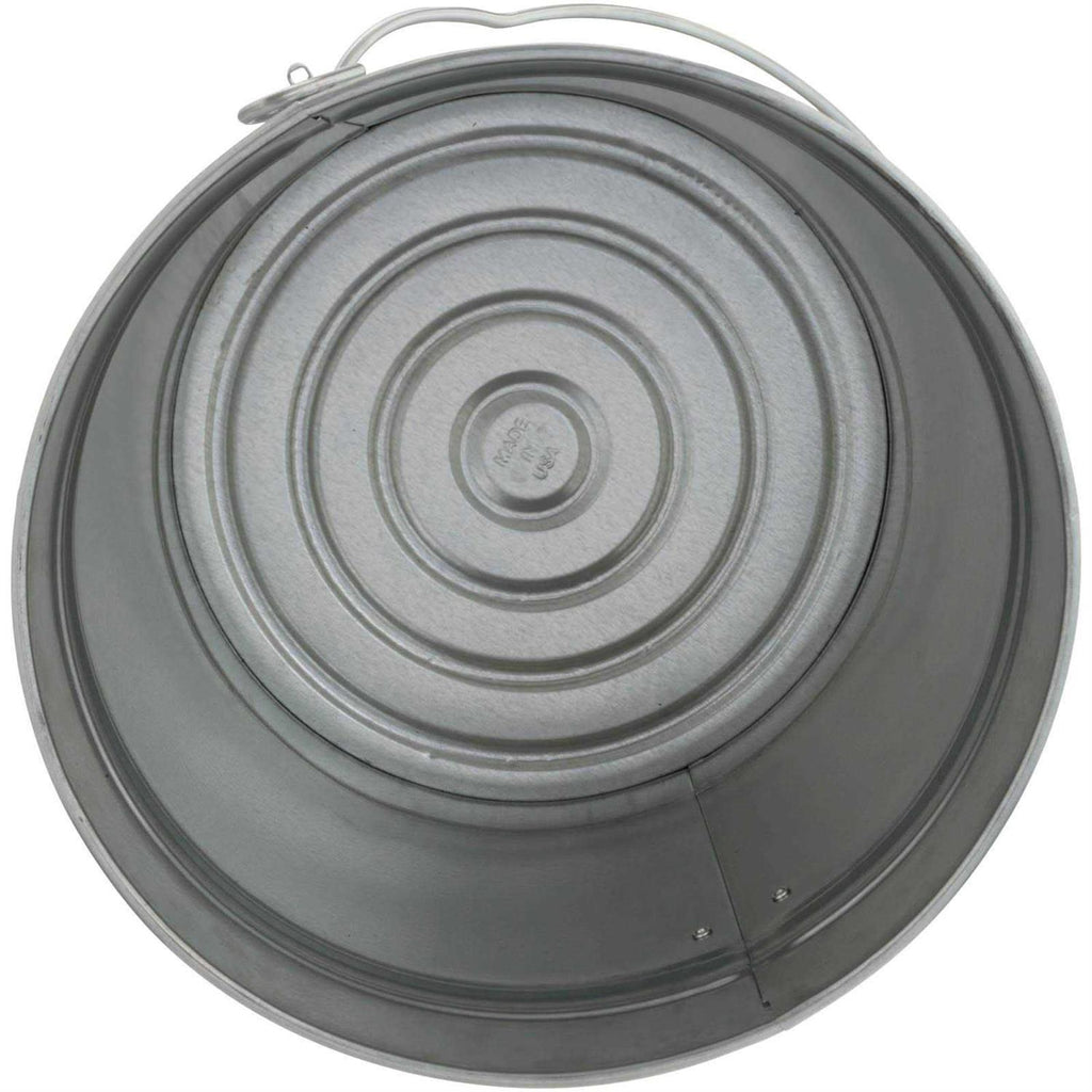 Behrens Galvanized Steel Locking Lid Can