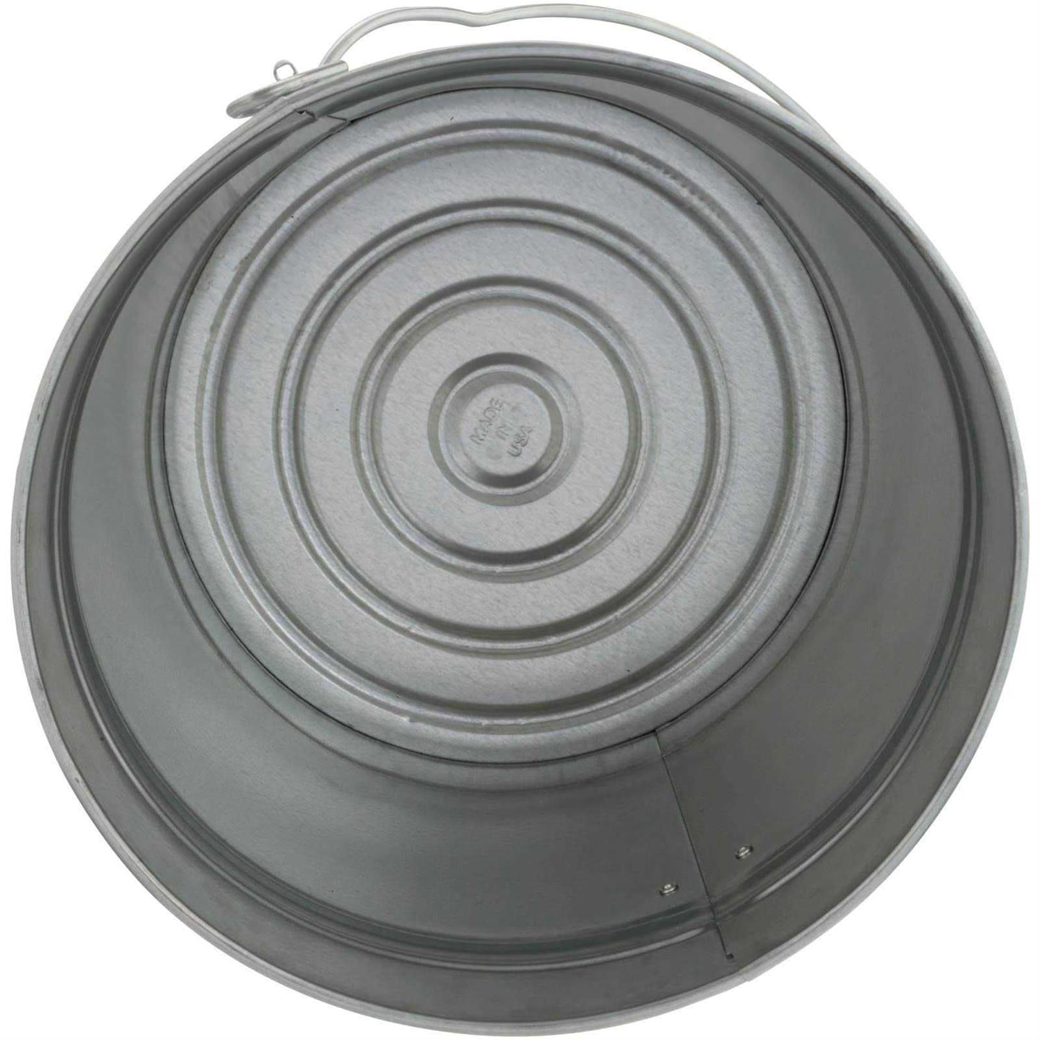 Behrens Galvanized Steel Locking Lid Can
