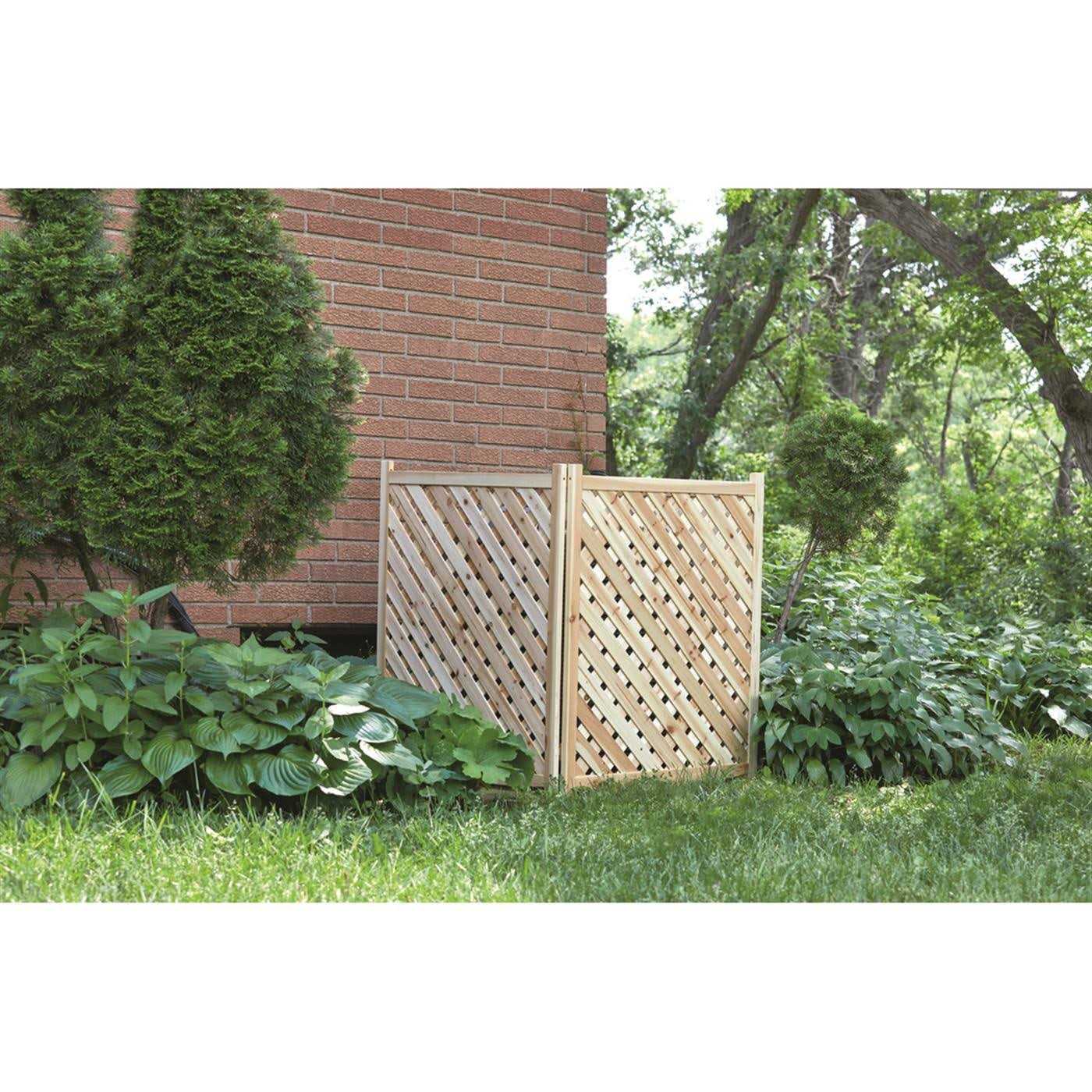 Castlecreek Air Conditioner Fence Screen Ac Covers for Outside to Hide Air Conditioner & for Outdoor Privacy