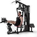 Mikolo Home Gym, Workout Station with 150LBS Weight Stack, Multifunctional Home Gym