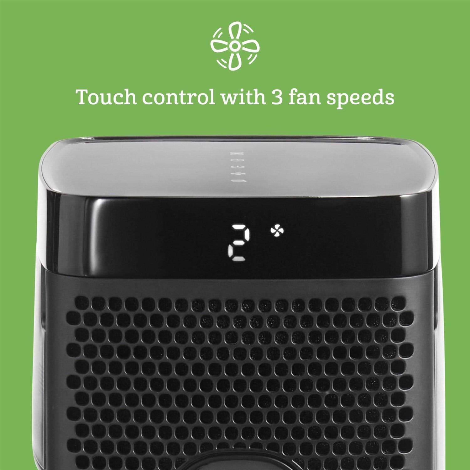 Holmes Aer1 True Hepa Air Purifier Tower, with Timer and Filter Light
